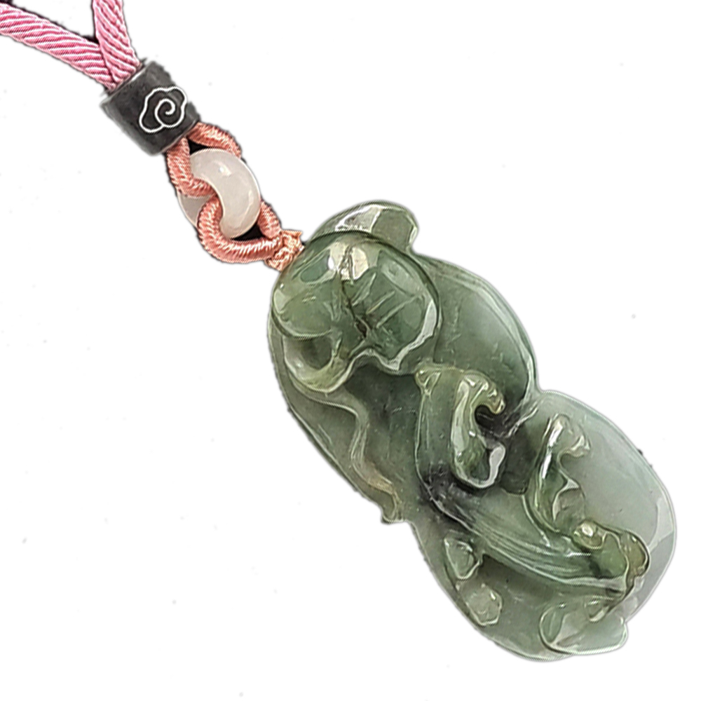 螭龍葫蘆玉珮中國結項鍊【十方】134388