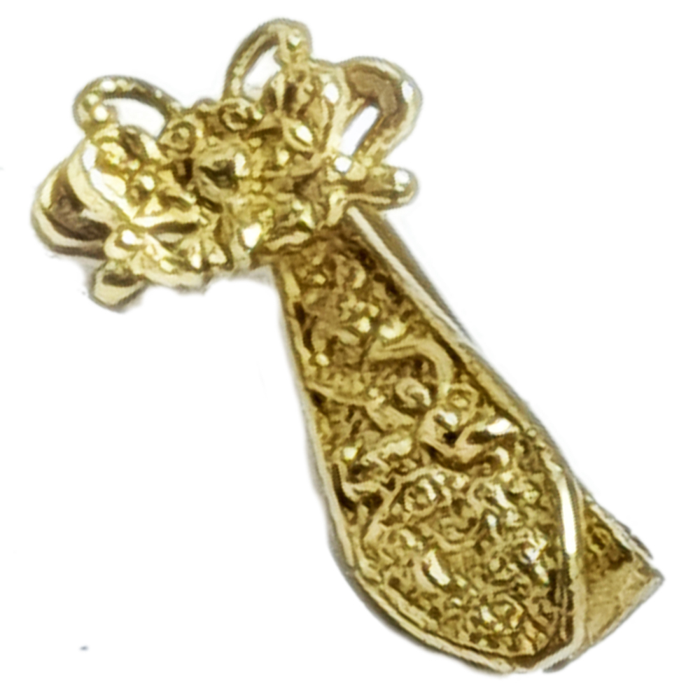 蓮花如意念珠夾{銅}【十方】135350