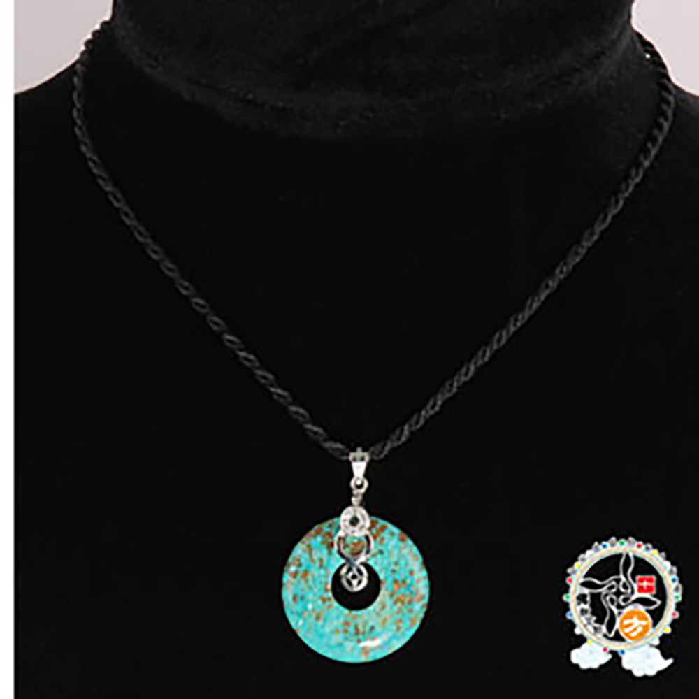 平安扣{綠松石}2公分墜飾【十方】135729