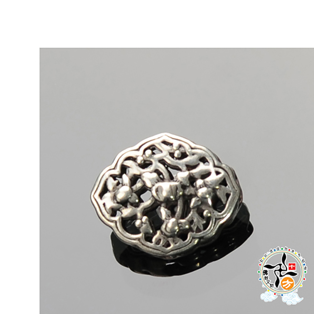 吉祥窗花(白銅) 2*1.5公分【十方】135933