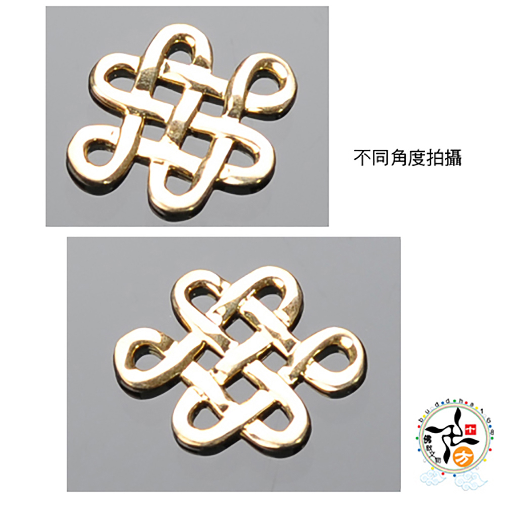 吉祥結(銀) 1.5*2公分【十方】135934