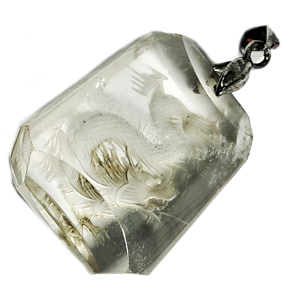 祥龍獻瑞{天然水晶}墜飾【十方】136534