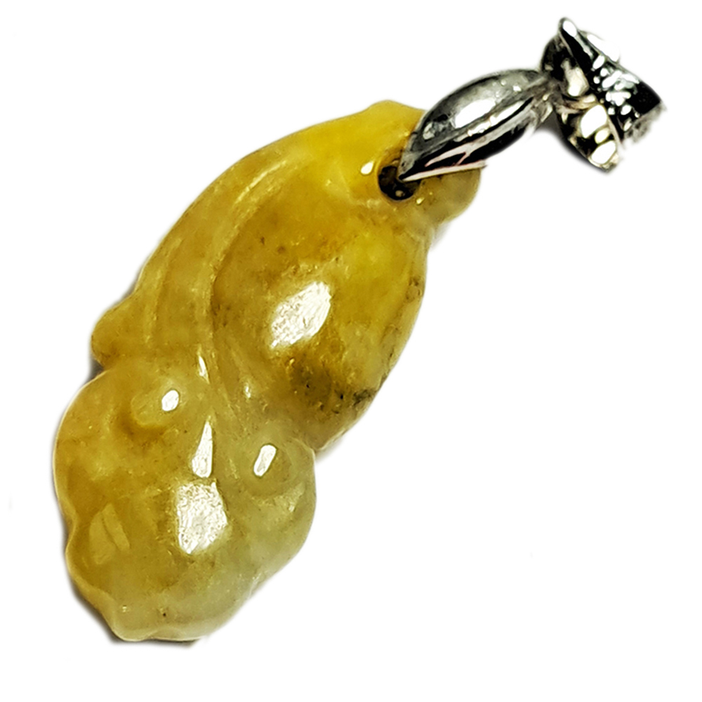 吉祥如意蜜糖黃玉珮【十方】137132