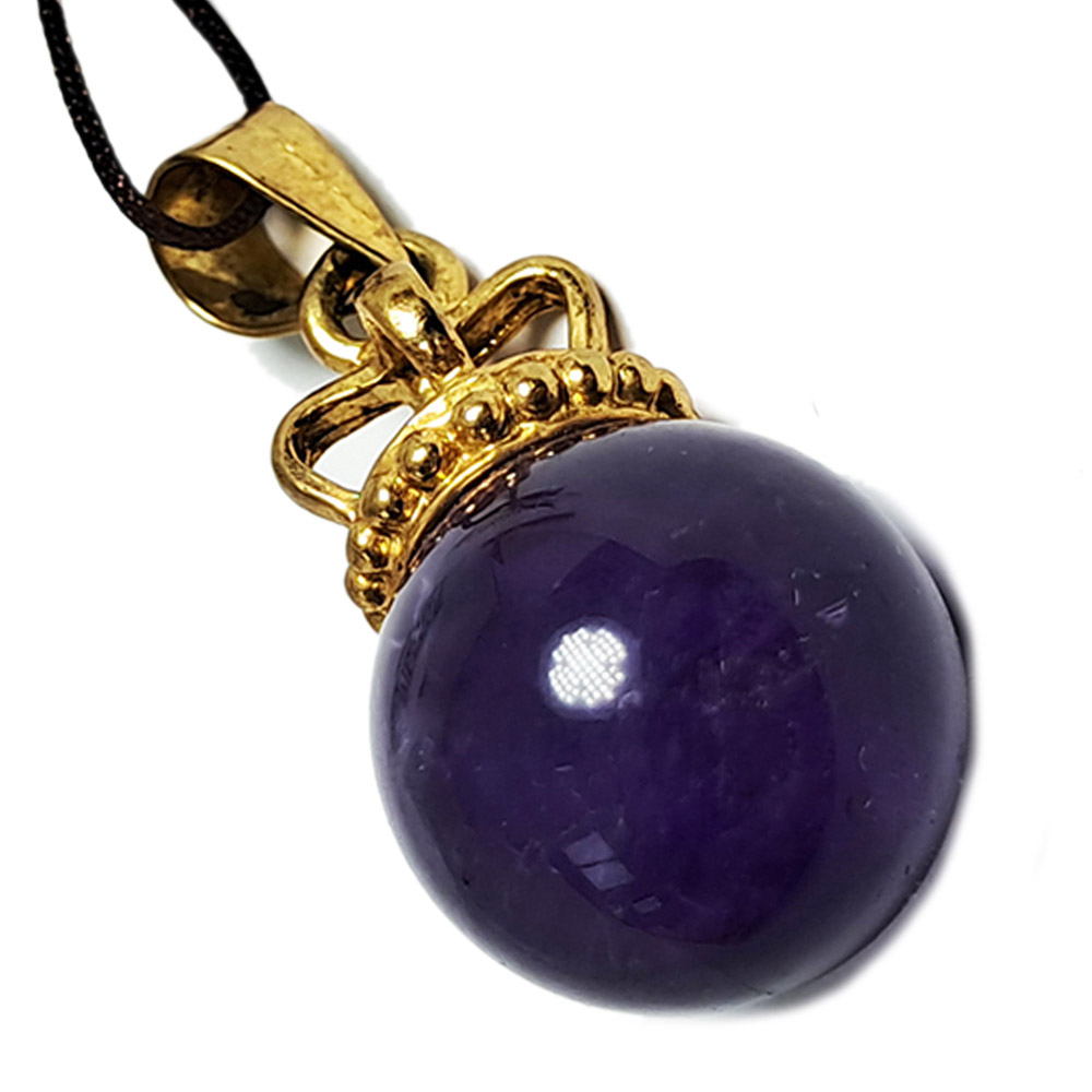 紫晶球 王冠墜飾【十方】136983