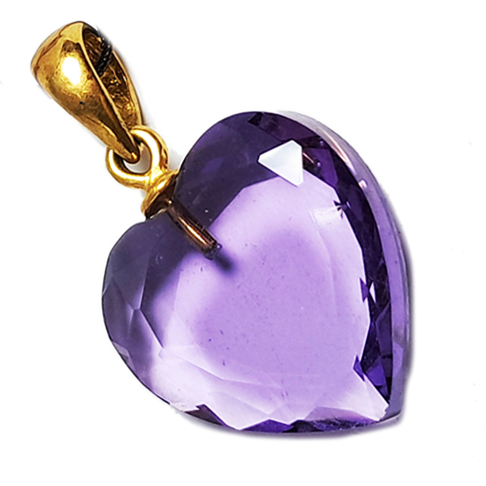 紫晶 心型墜飾【十方】136987