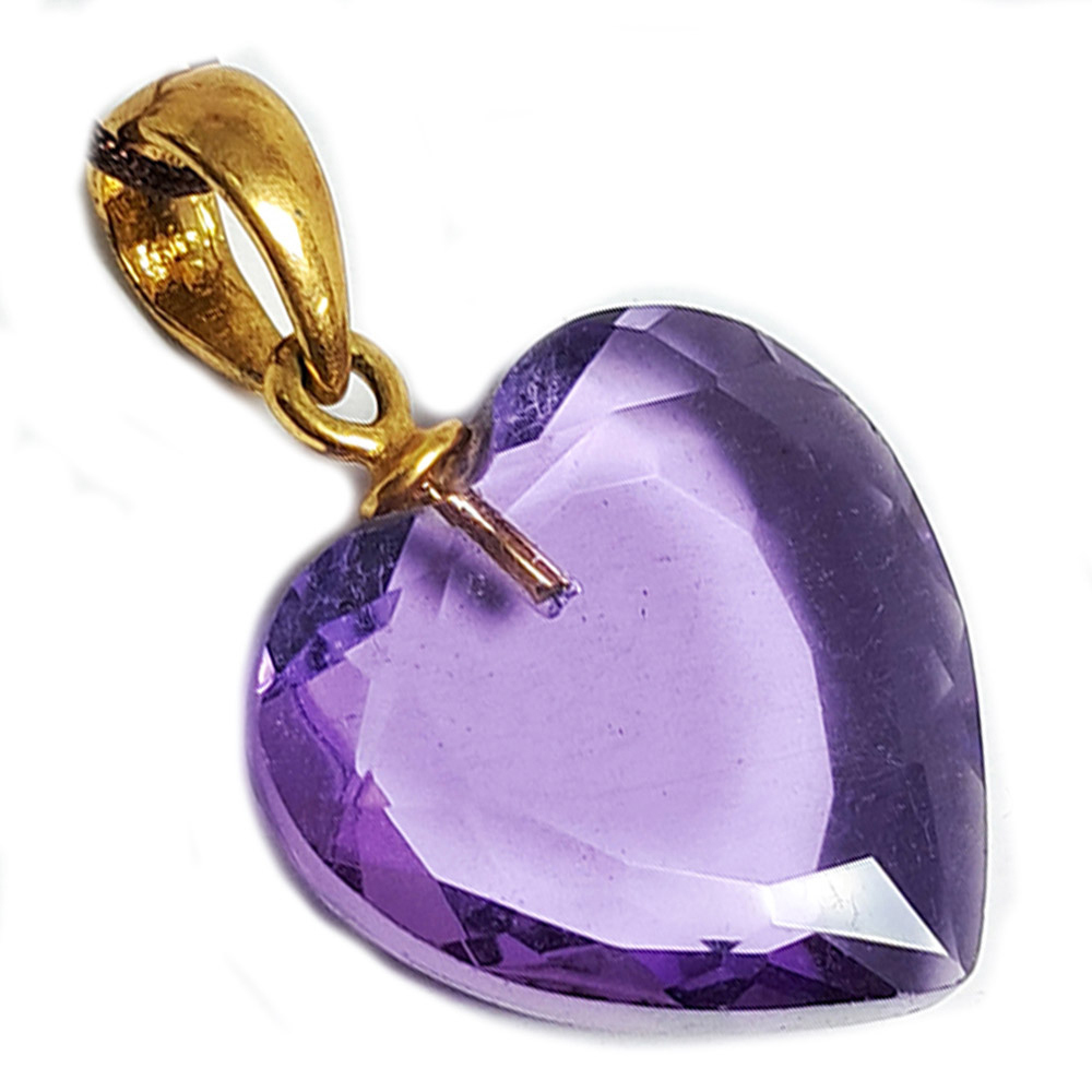 紫晶 心型墜飾【十方】136989