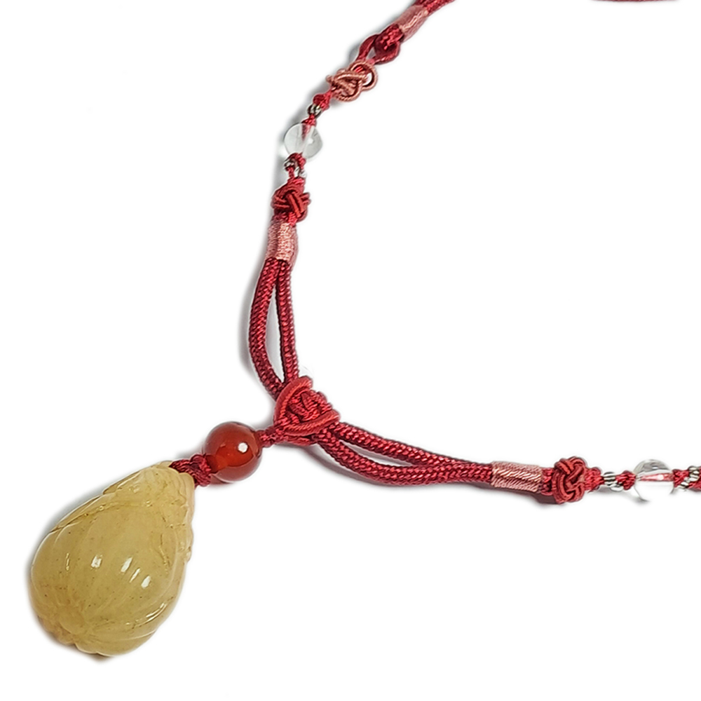 佛手瓜巧雕 {壽山石}項鍊【十方】137658