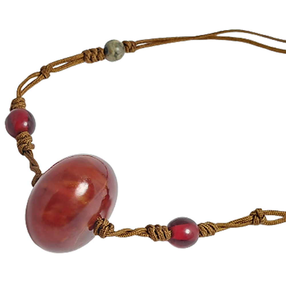 紅蜜納項鍊【十方】137775