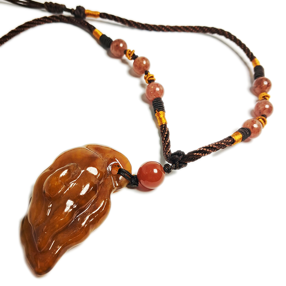 事業有成 {壽山石}項鍊【十方】137655