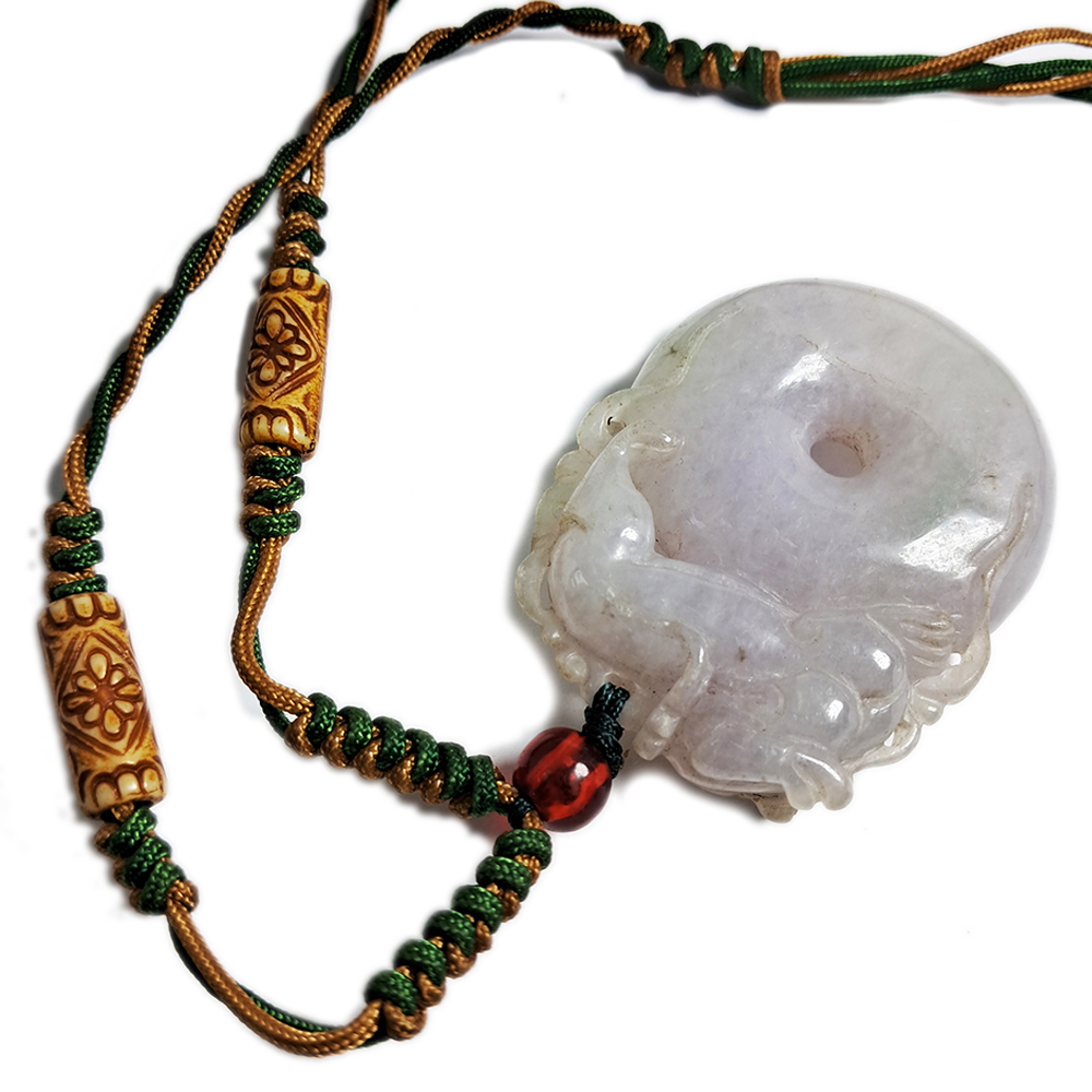 麒麟玉扣中國結項鍊【十方】137866