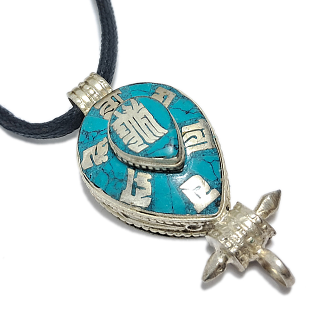 十相自在+六字真言嘎嗚+黑繩項鍊【十方】138162