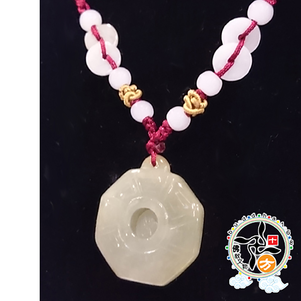 八卦玉佩中國結項鍊【十方】138377