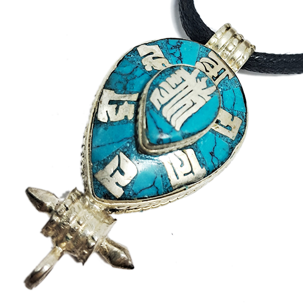 十相自在+六字真言嘎嗚+黑繩項鍊【十方】138162