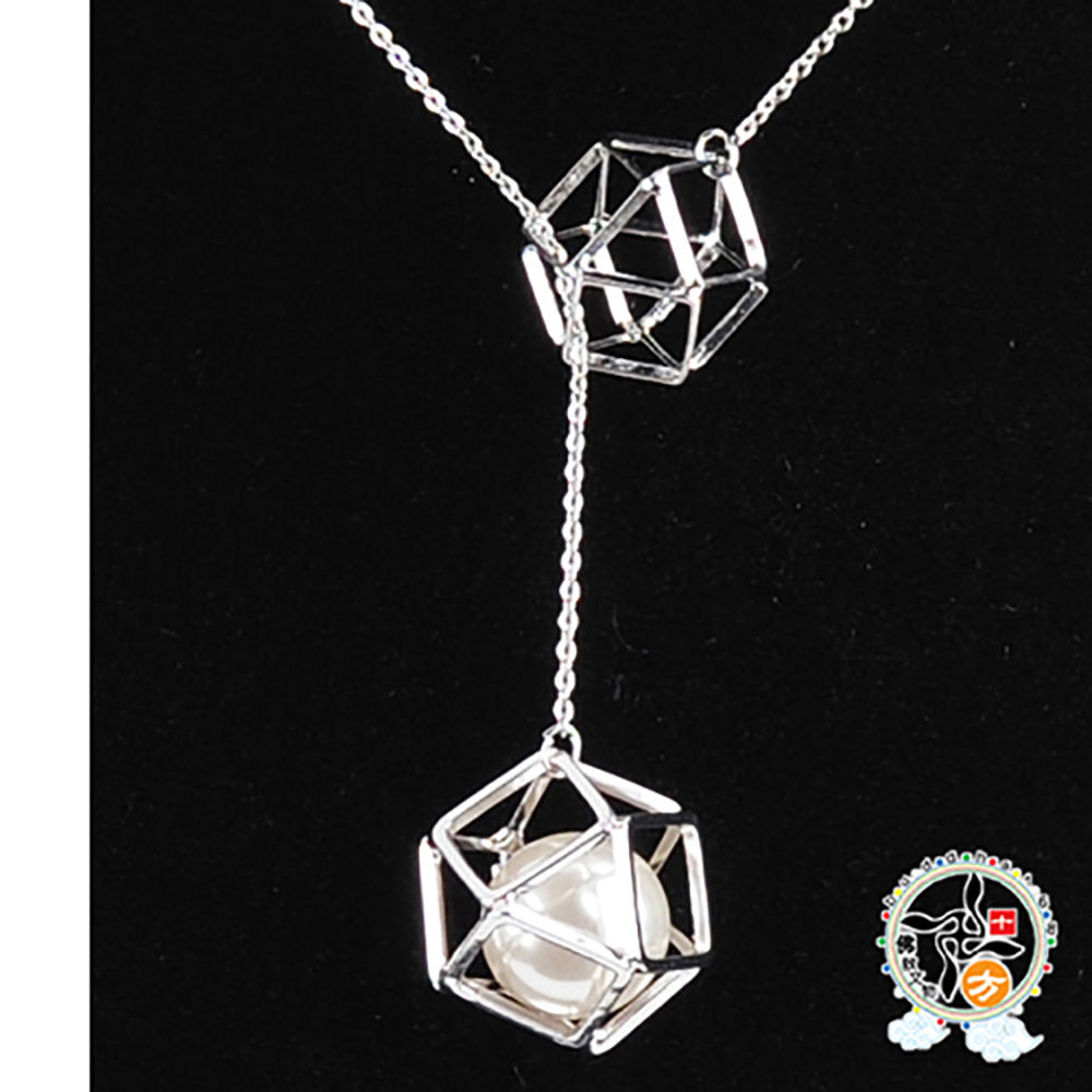 圓滿雙球+鑽流蘇項鍊【十方】140482