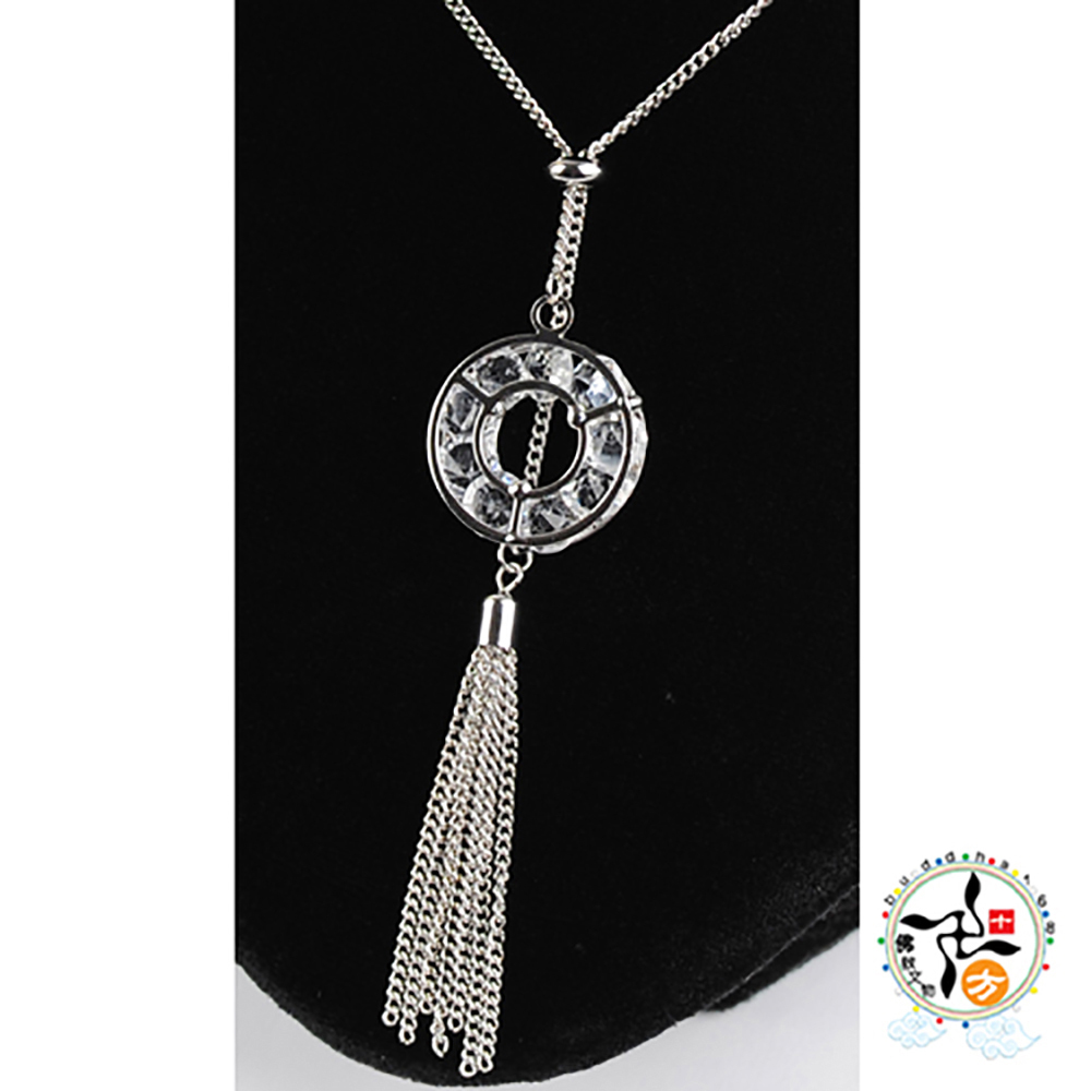 圓滿轉運+鑽流蘇項鍊【十方】140484