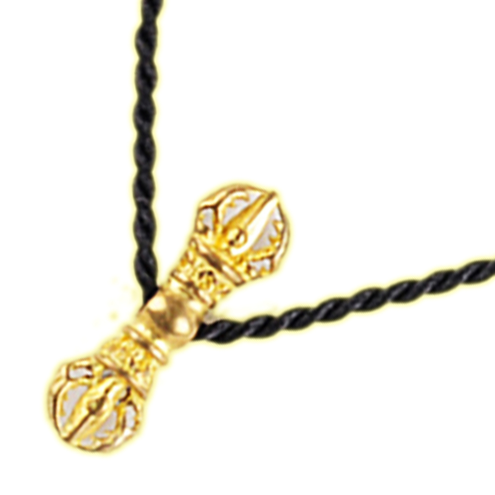 三叉杵(銅鎏金)項鍊【十方】140547