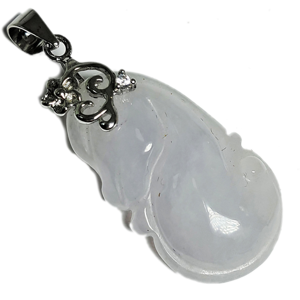 玉葫蘆(鑲銀)墜飾【十方】140696