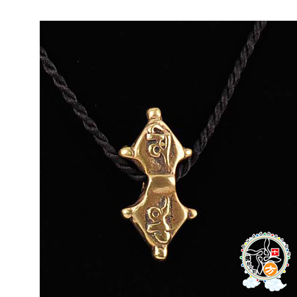 嗡+金剛杵+黑繩項鍊【十方】141109