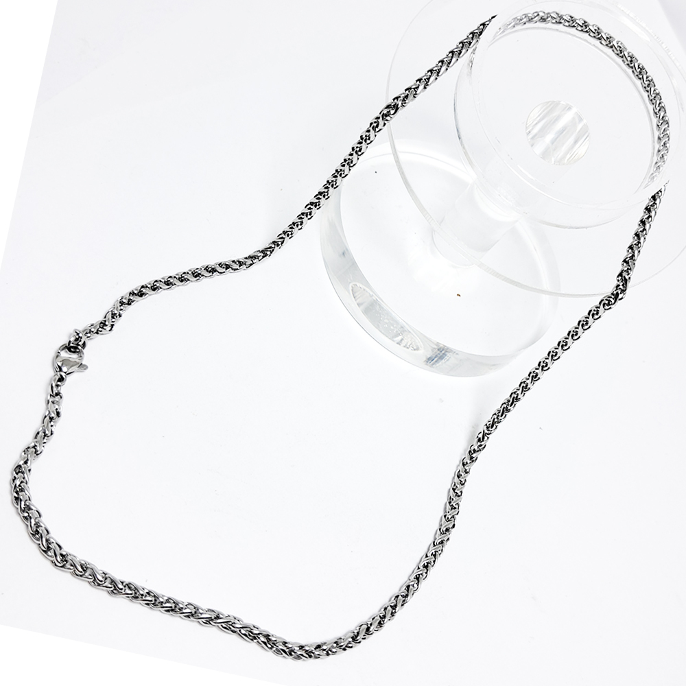 圓滾鋼項鍊45公分【十方】140710