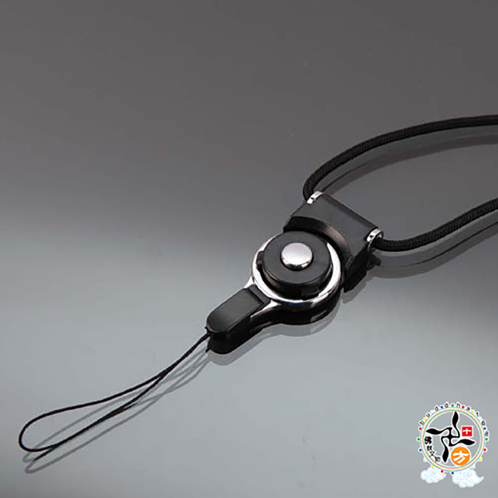 扣環黑繩項鍊【十方】141226