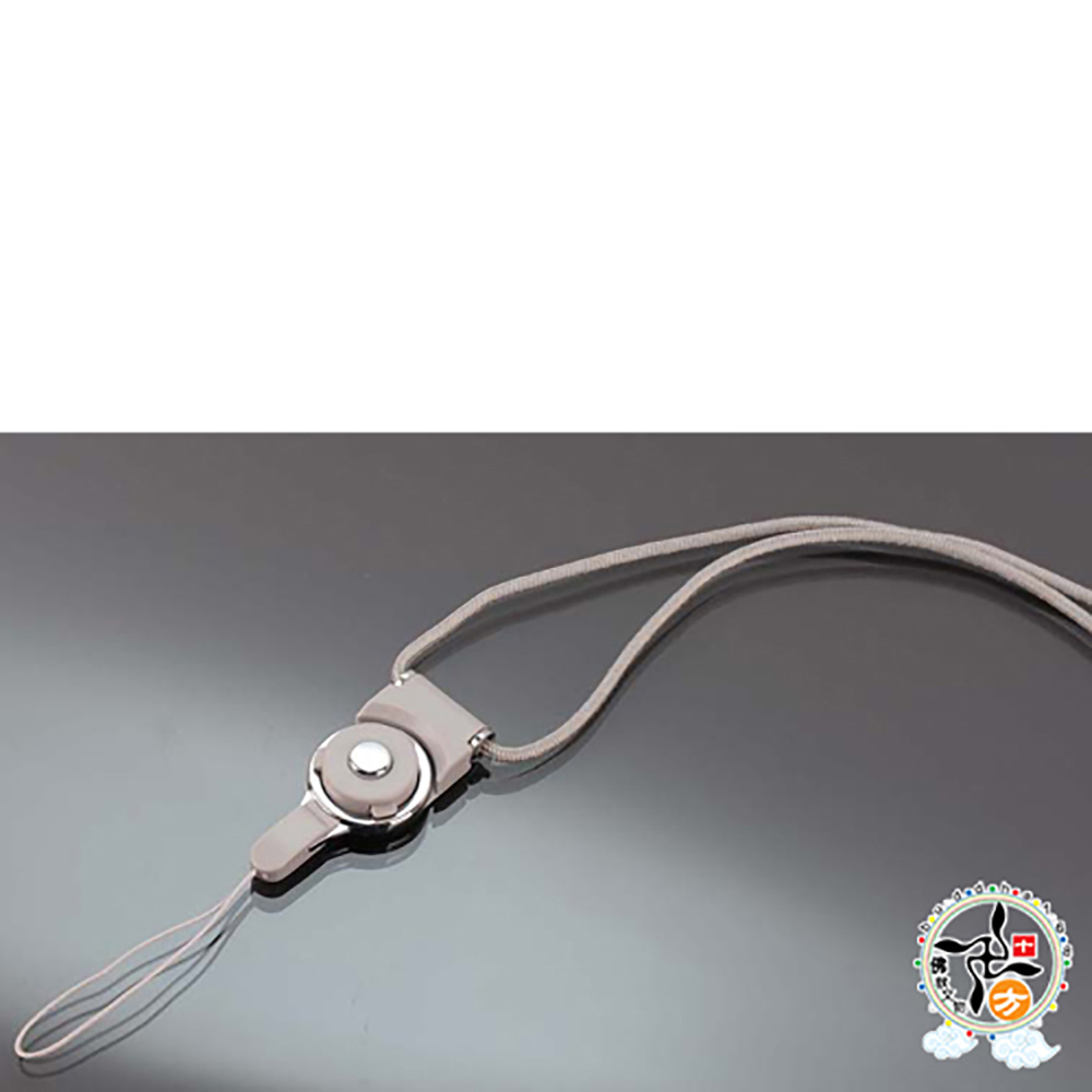 扣環灰繩項鍊【十方】141227