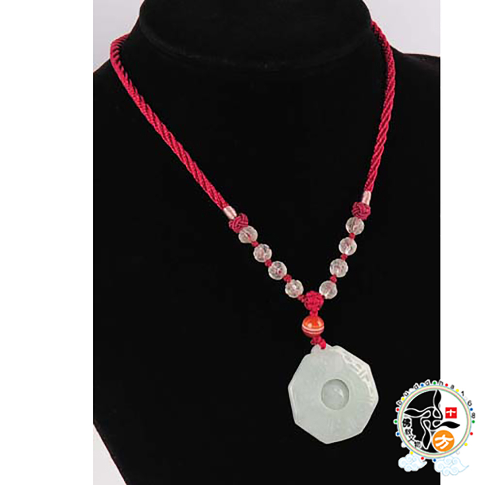 玉八卦中國結項鍊【十方】141217