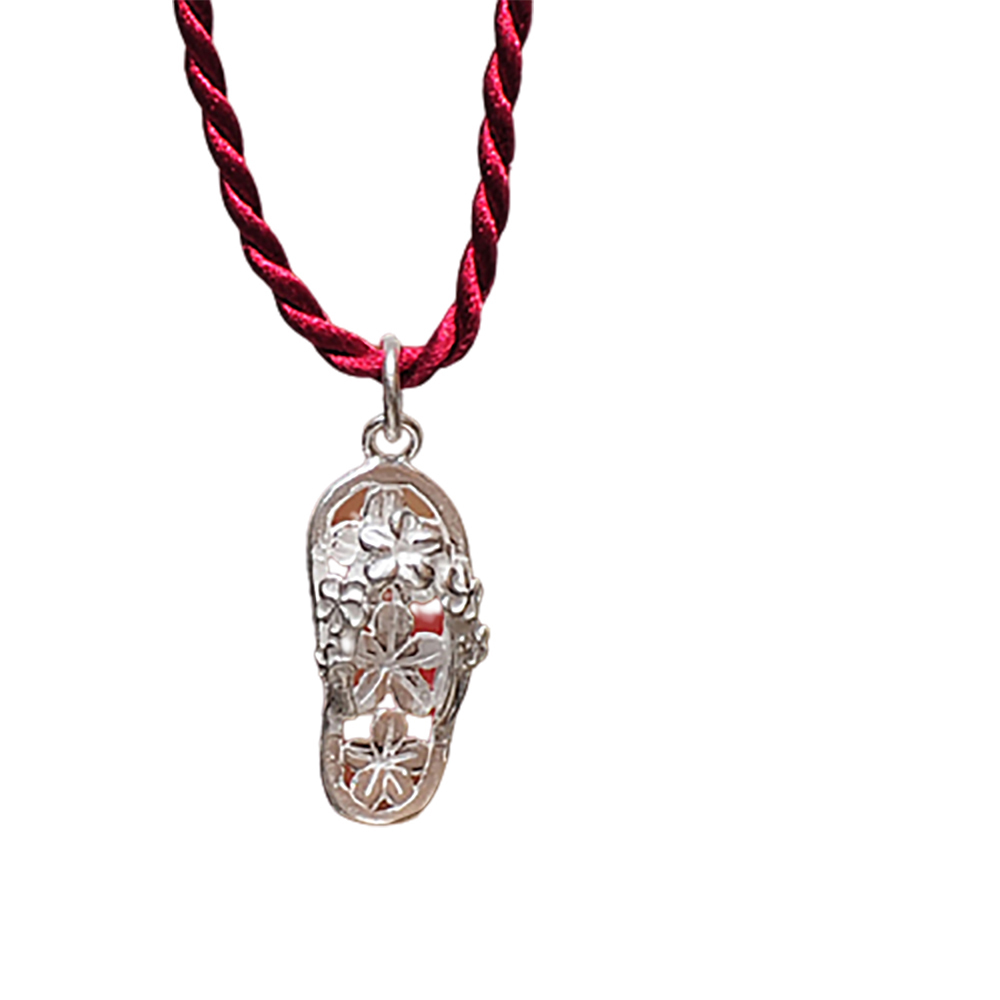 踩小人(和諧)925銀墜+紅繩項鍊【十方】141519