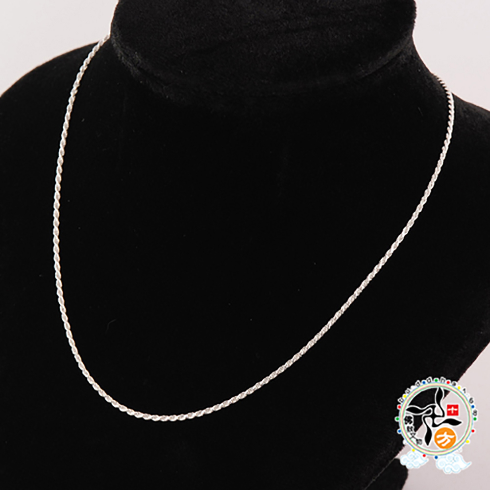 螺旋925純銀項鍊45 公分【十方】141740