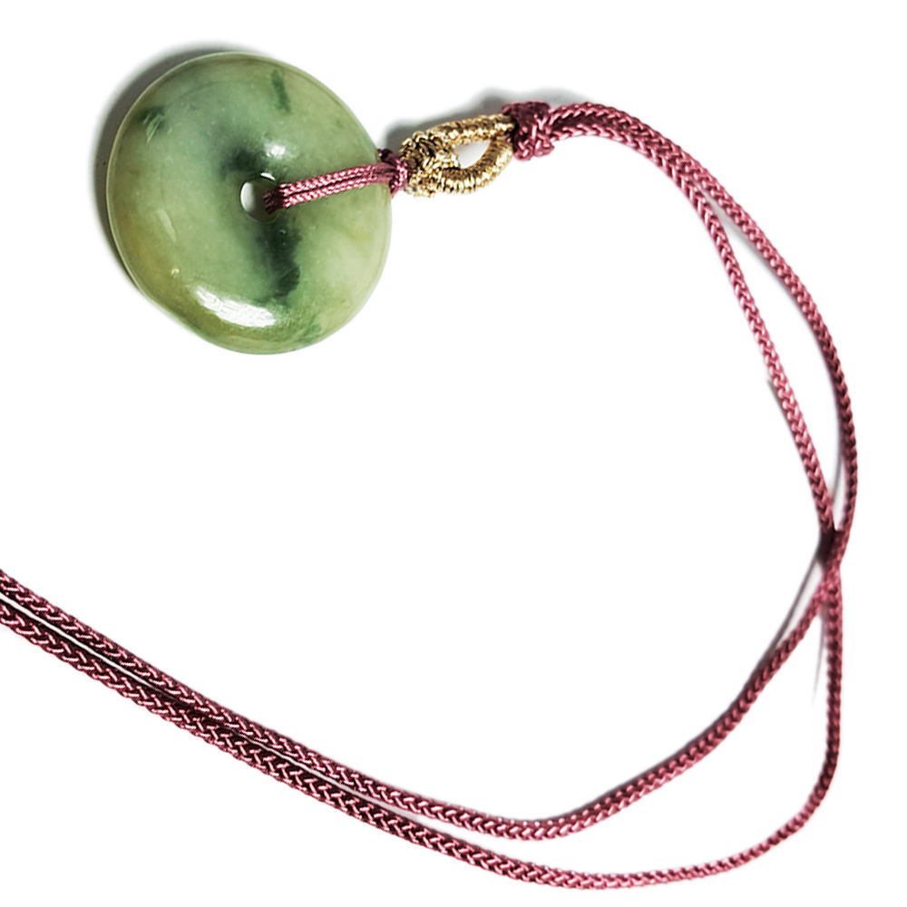 平安扣{緬甸玉}中國結項鍊【十方】142577