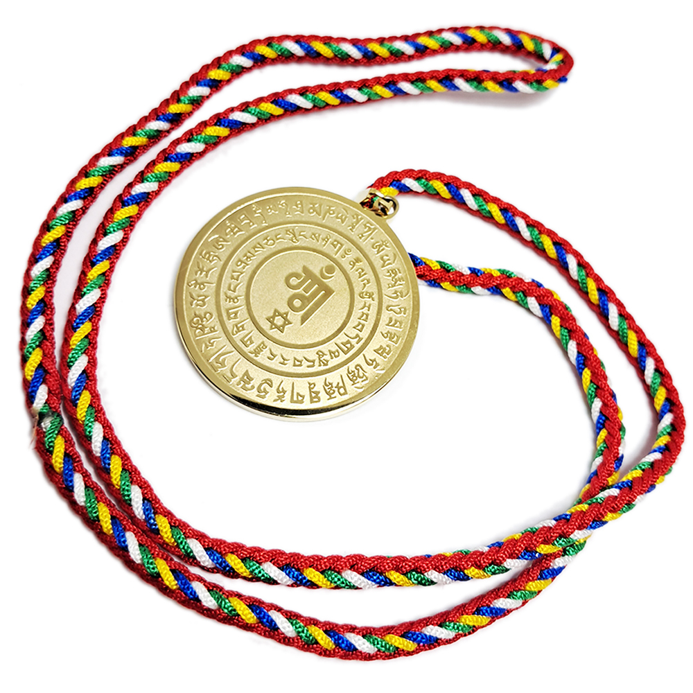 咒輪護身五色線項鍊八吉祥&12因緣咒五色線項鍊【十方】142455