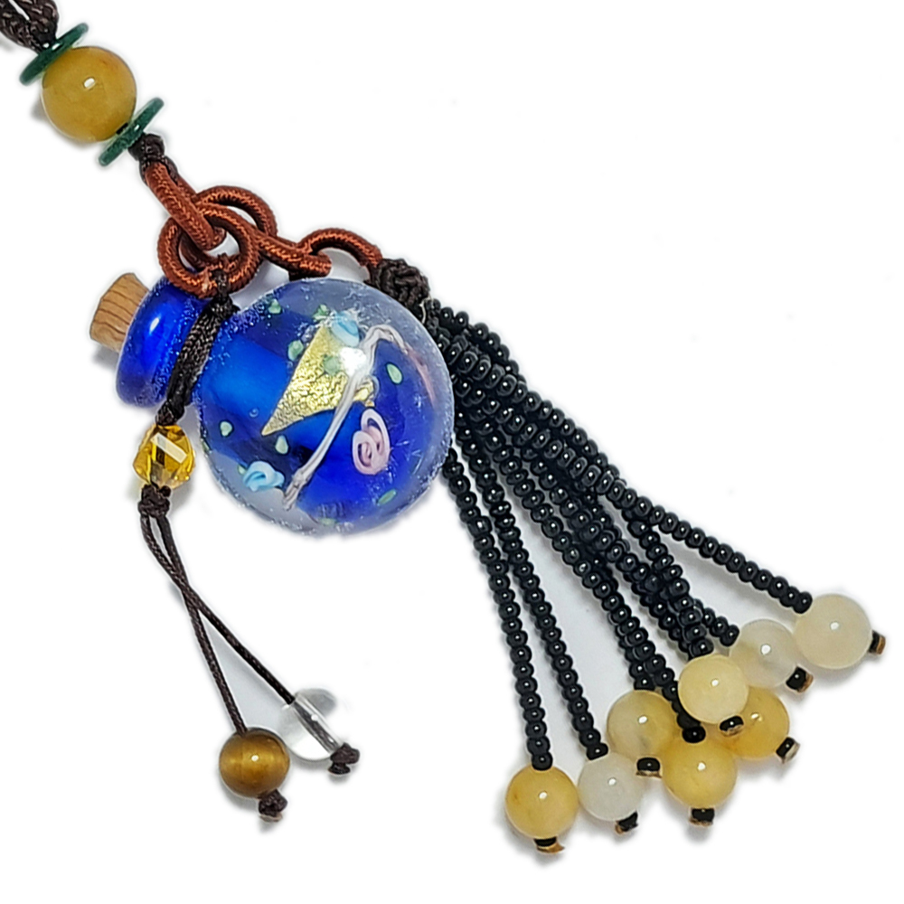 紫琉璃 寶瓶 精油瓶 掛飾【十方】142794