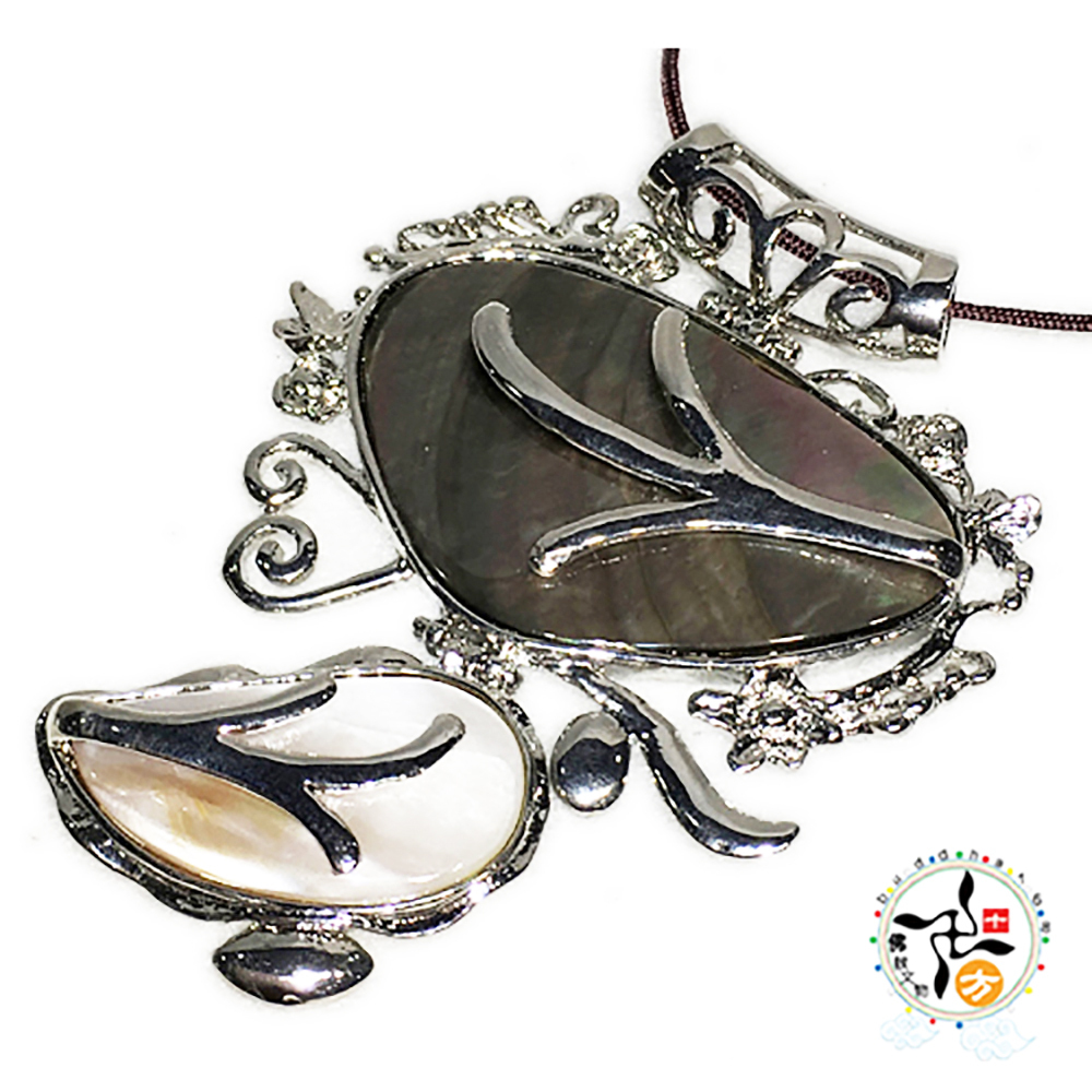 天然硨磲 典雅風墜飾【十方】143300