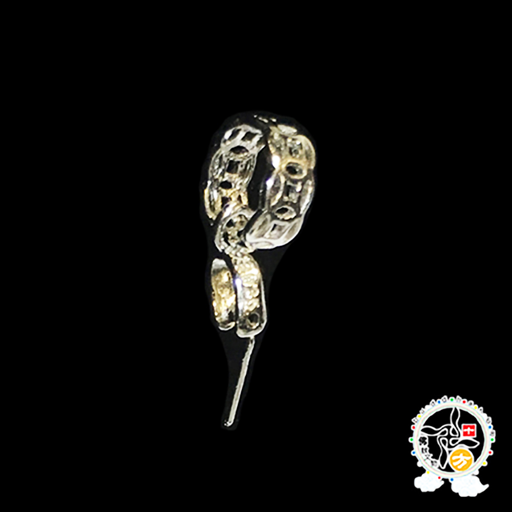 財源滾滾 墜頭純銀1.4*0.6*0.4公分【十方】143697