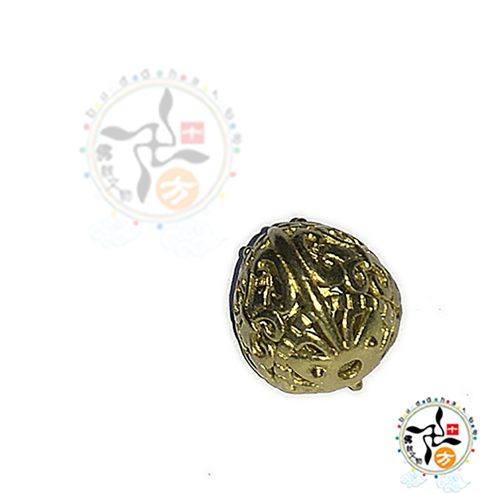 三角圓花球 銅配件1.4公分【十方】143768