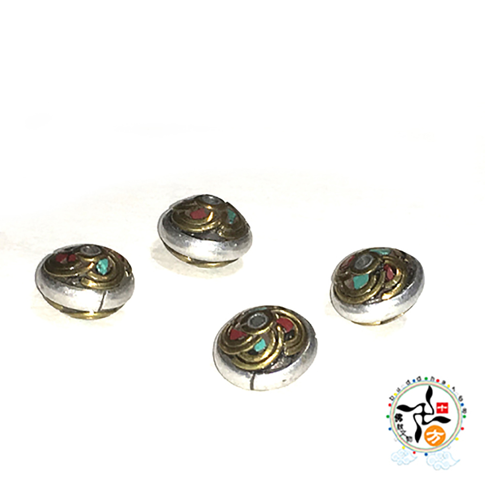 藏式手工銅珠1.3*0.9公分【十方】143927