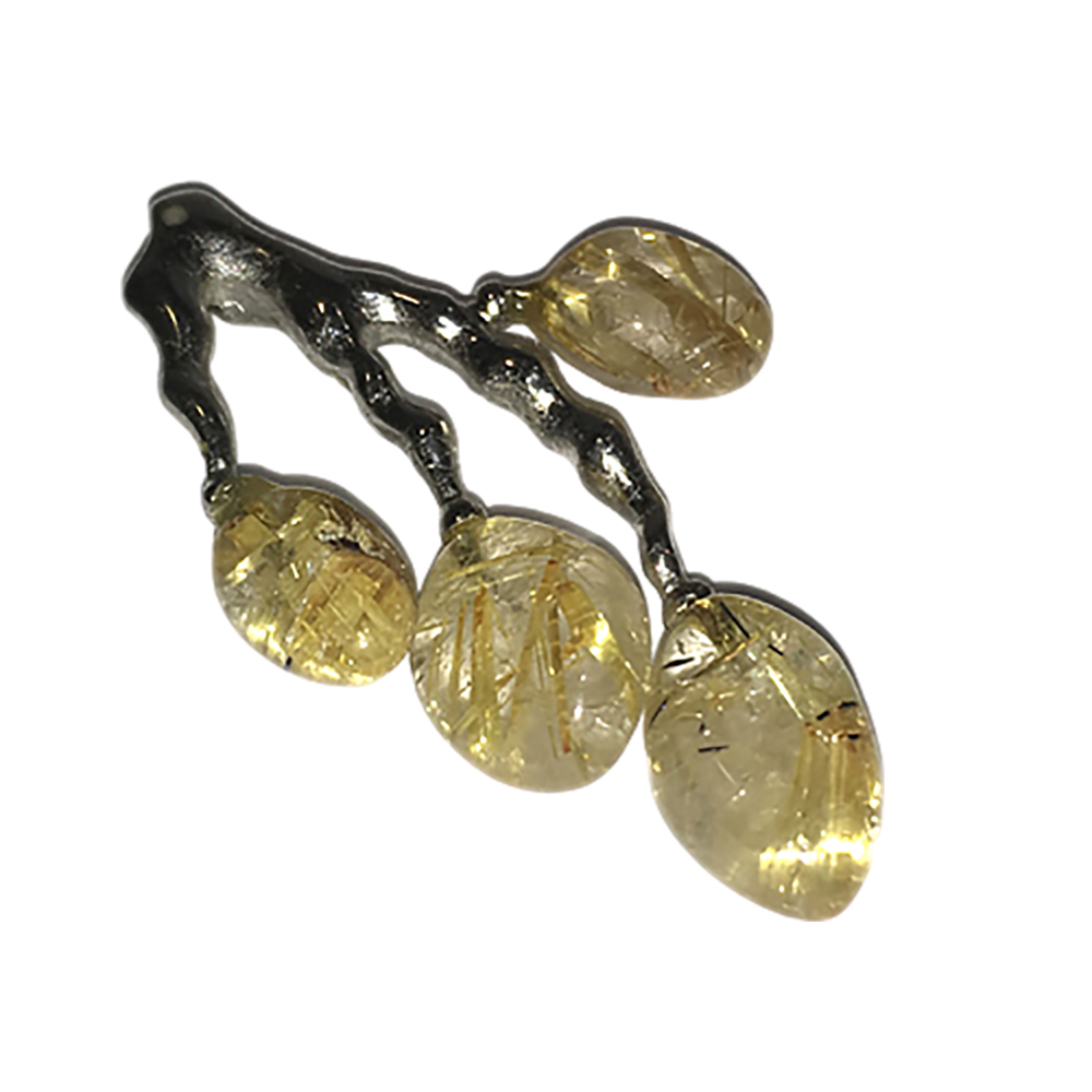 鈦晶發財樹 墜飾4*2.2*0.5公分【十方】143860