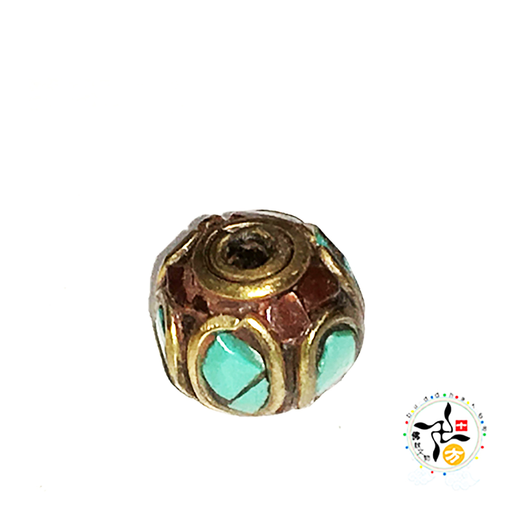 圓筒 藏式手工銅珠1*1.1公分【十方】143937