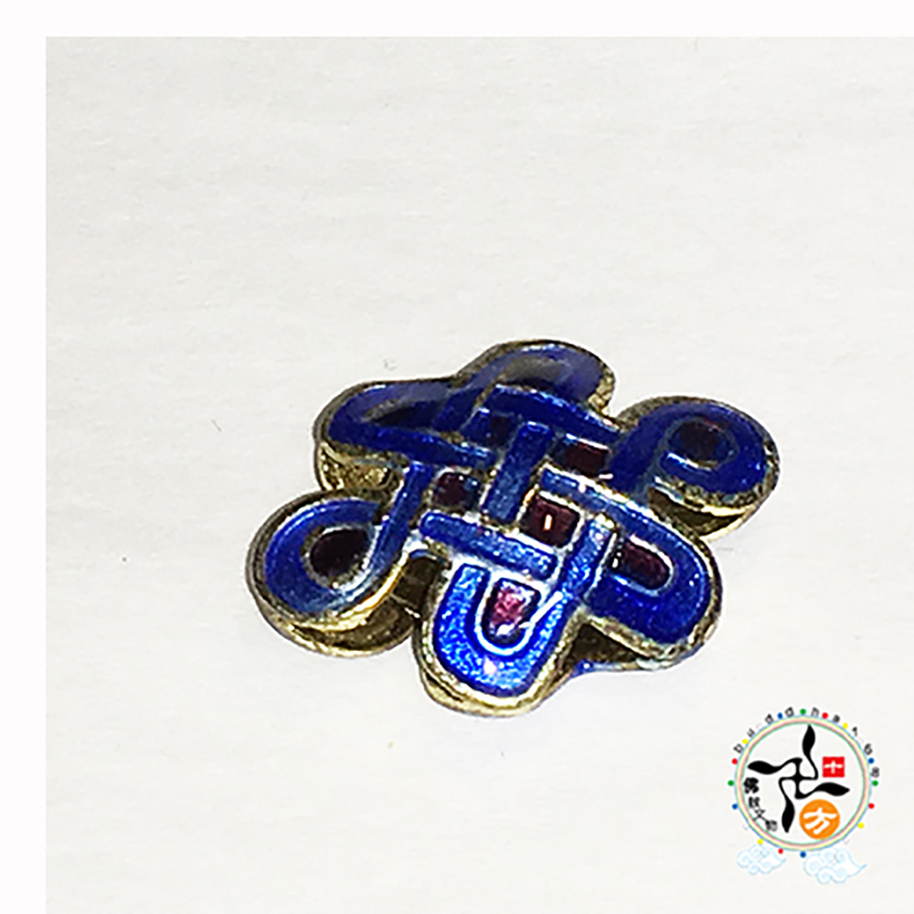 吉祥結 景泰藍 2*1.5公分1個【十方】144054