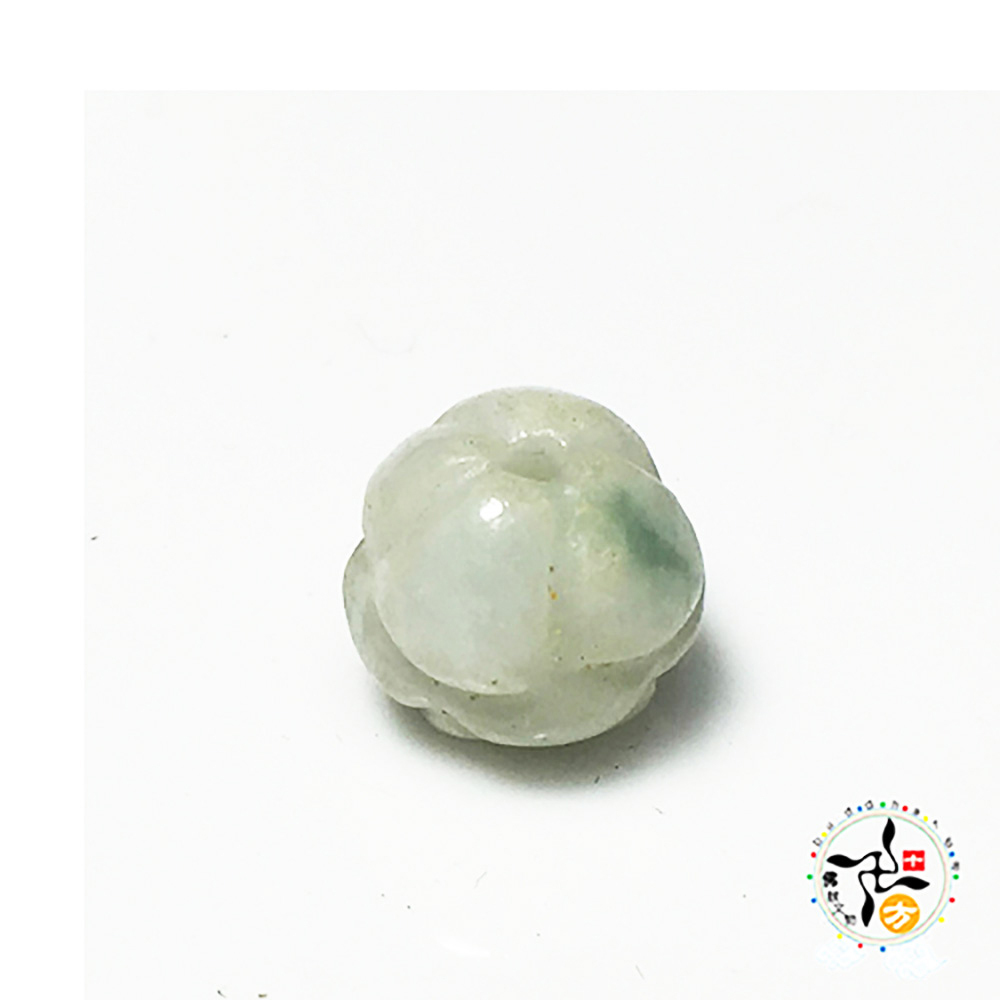 蓮花 翠玉珠 直徑1公分 配件1個【十方】144257