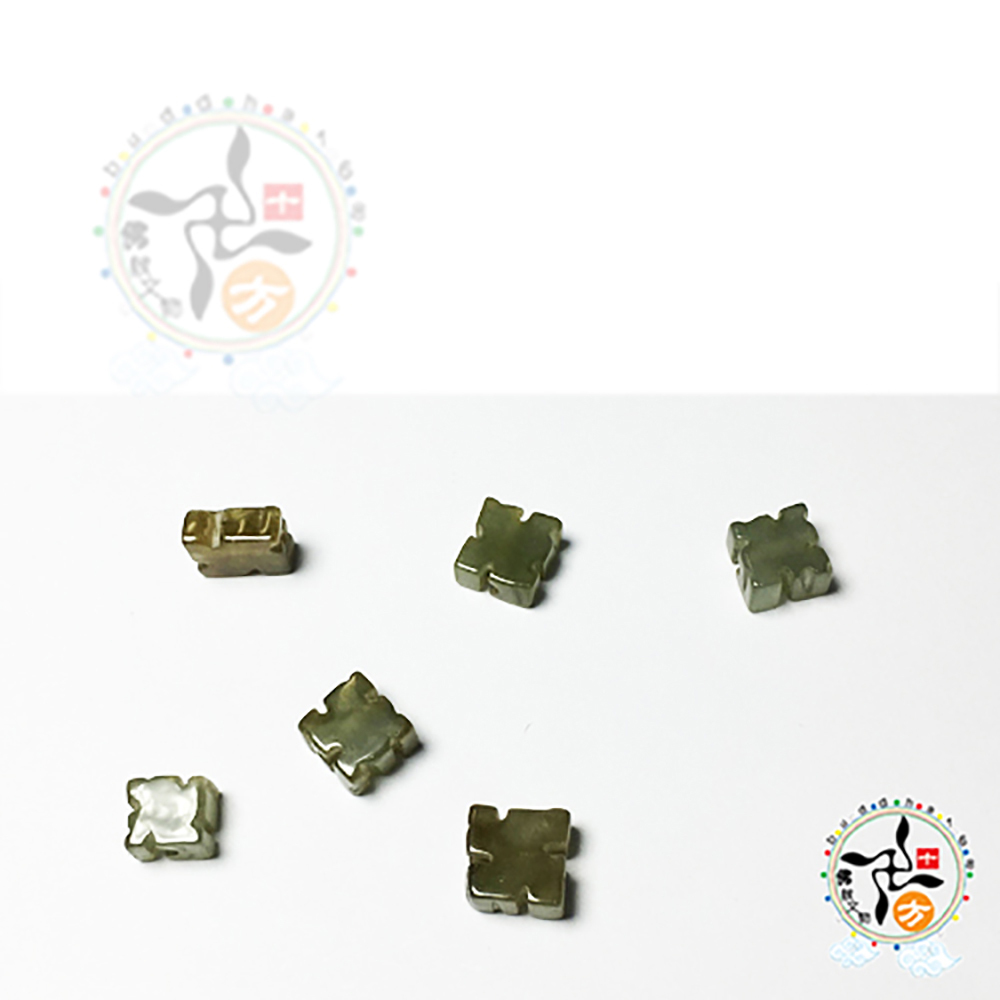 卍 玉 深油青 配件0.5公分1個【十方】144328