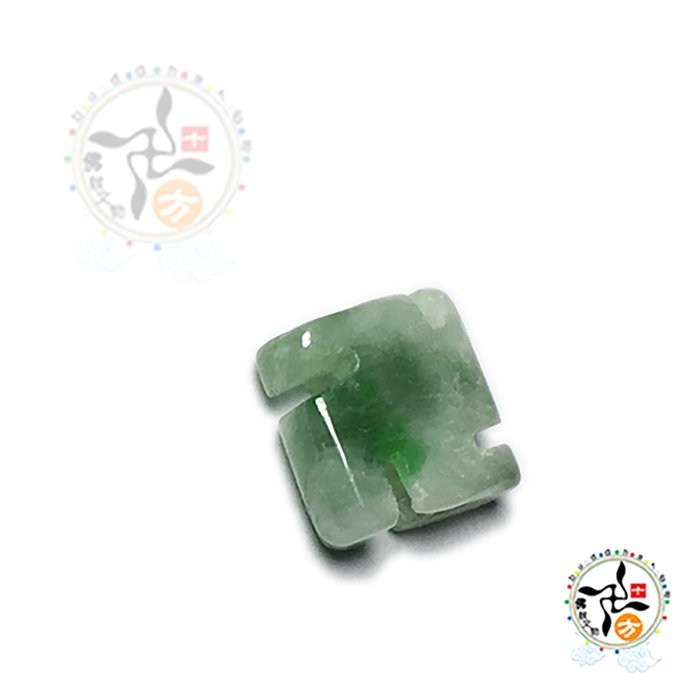 卍玉 翠青 配件0.3*0.8*0.6公分1個【十方】144346