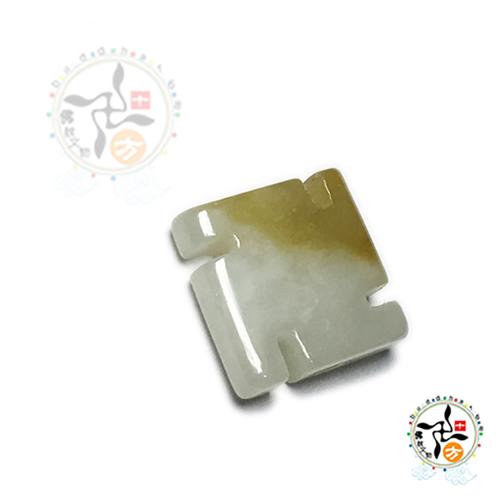 卍玉 蜜黃 配件0.3*0.9公分1個【十方】144340