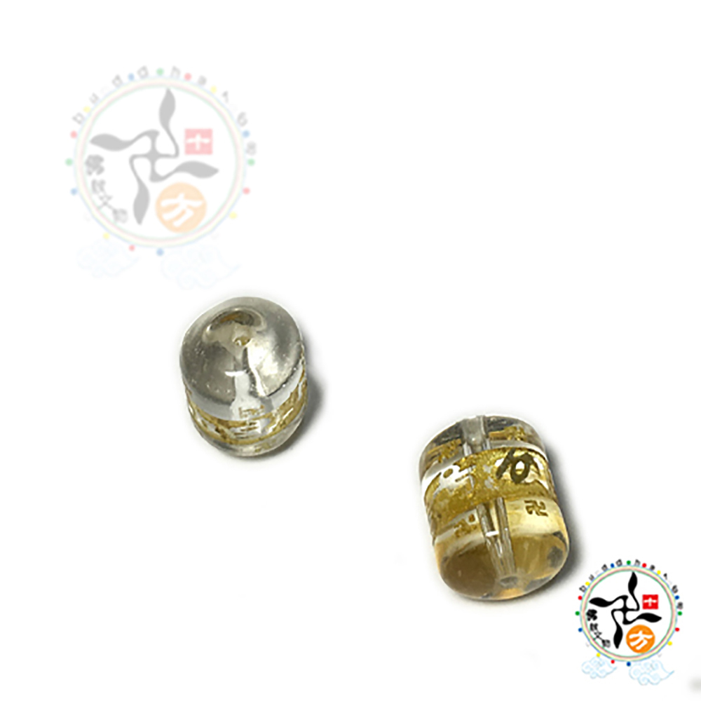 六字真言(水晶)珠1.3*1公分【十方】144411