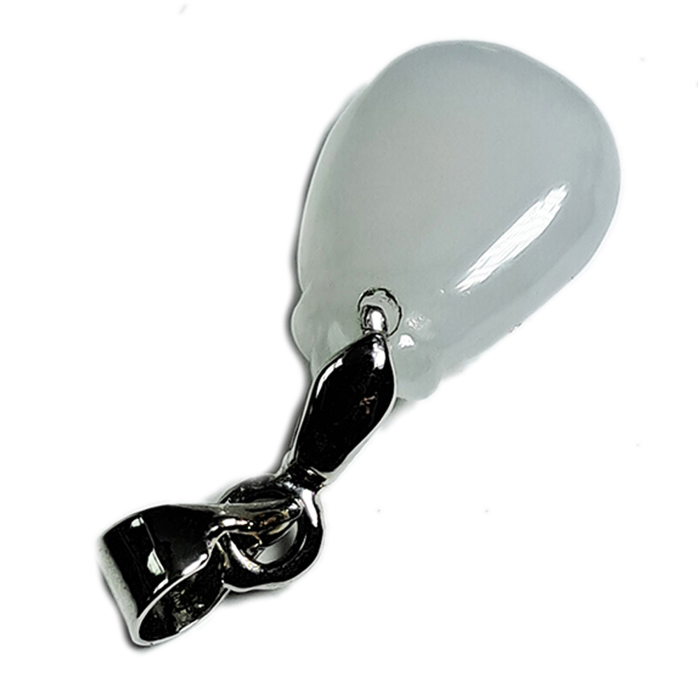 水滴玉墜 +925銀扣頭 2.3 公分【十方】144737