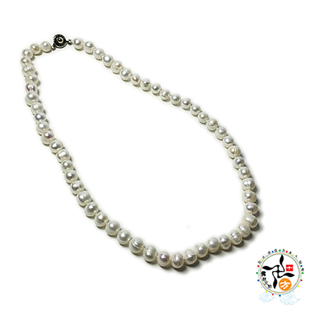 天然淡水珍珠項鍊44公分【十方】144887