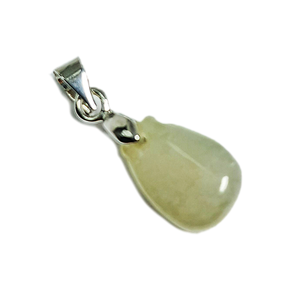 水滴玉墜 +925銀扣頭 2.3 公分【十方】144732