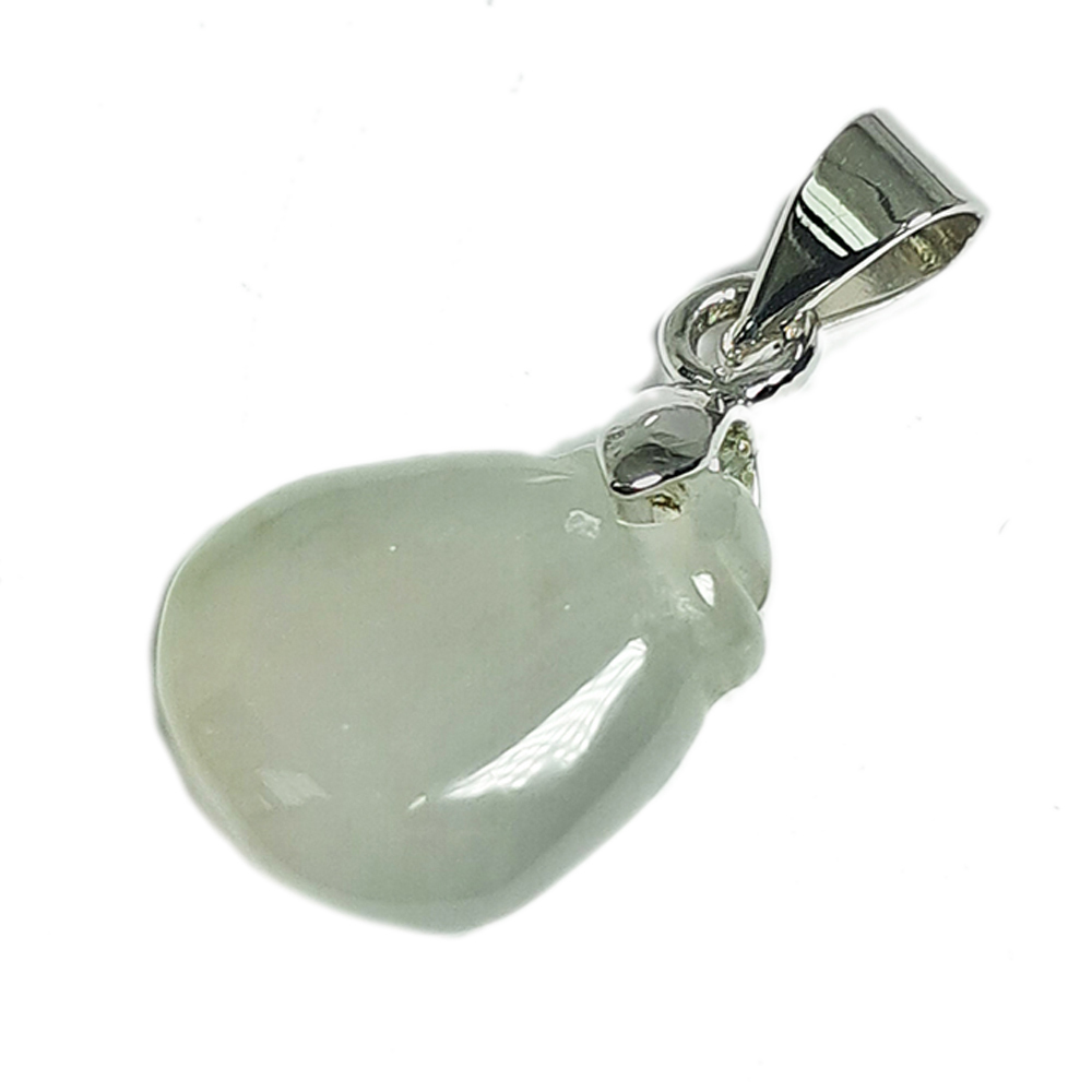 水滴玉墜 +925銀扣頭 2.3 公分【十方】144734