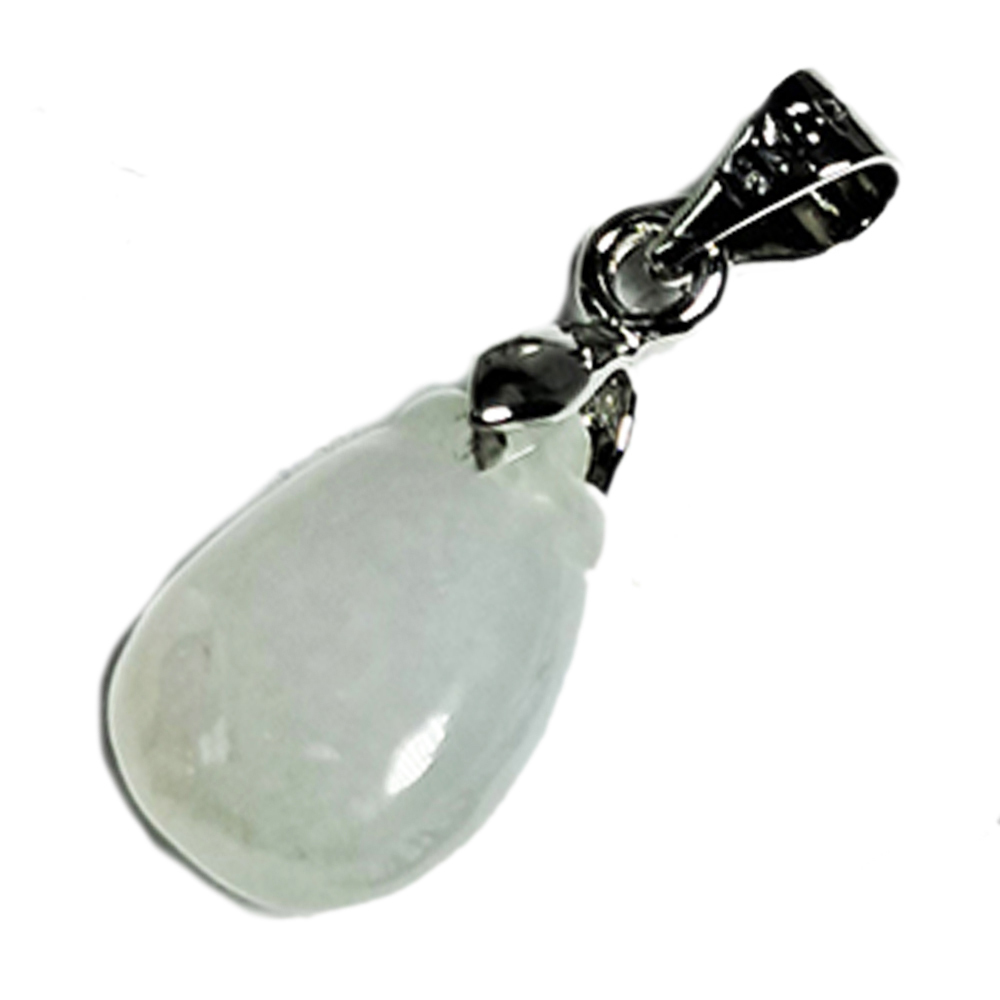 水滴玉墜 +925銀扣頭 2.3 公分【十方】144735