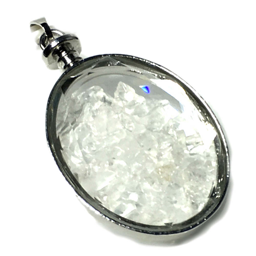 橢圓水晶能量寶瓶5.4*3.2*1.3公分【十方】144831