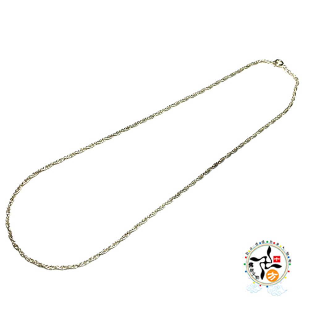 螺旋 925純銀項鍊40公分【十方】145345